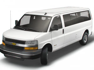 Chevrolet Express Extended WB 2022 3D Model