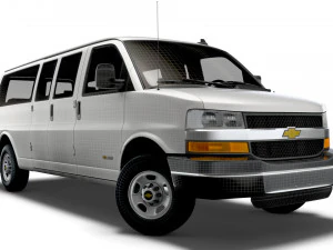 Chevrolet Express Extended WB 2022 3D Model