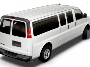 Chevrolet Express Extended WB 2022 3D Model