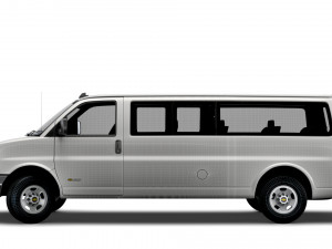 Chevrolet Express Extended WB 2022 Modello 3D