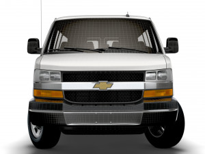 Chevrolet Express Extended WB 2022 Modello 3D