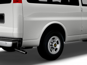 Chevrolet Express Extended WB 2022 Modello 3D