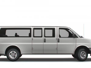 GMC Savana Extended WB 2022 3D Model