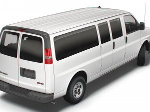 GMC Savana Extended WB 2022 3D-Modell