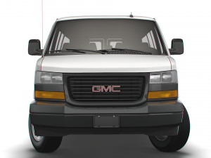 GMC Savana Extended WB 2022 3D-Modell