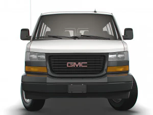 GMC Savana Extended WB 2022 3D Model