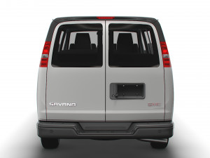 GMC Savana Extended WB 2022 3D-Modell