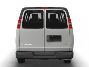 GMC Savana Extended WB 2022 3D Model