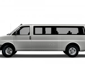 GMC Savana Extended WB 2022 3D Model