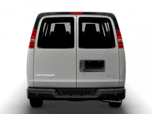 GMC Savana Extended WB 2022 3D Model