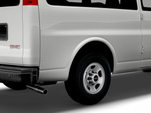 GMC Savana Extended WB 2022 3D-Modell