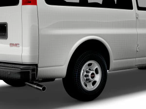 GMC Savana Extended WB 2022 3D Model
