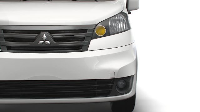 Mitsubishi Delica Cargo D3 2022 3D Model in Van and Minivan 3DExport