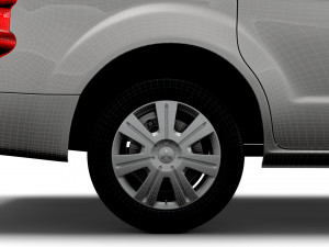 Mitsubishi Delica D3 2022 3D Model