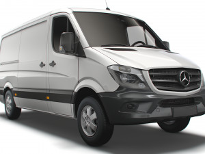 Mercedes Benz Sprinter Van L2H1 2018 3D Model