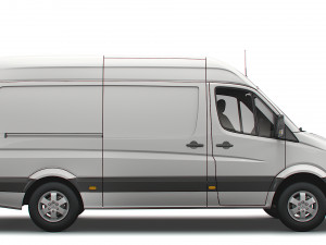 Mercedes Benz Sprinter Van L2H2 2018 Model 3D