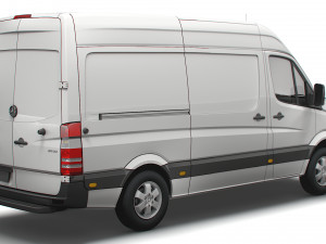 Mercedes Benz Sprinter Van L2H2 2018 Model 3D