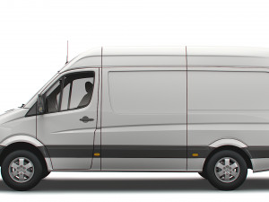 Mercedes Benz Sprinter Van L2H2 2018 Model 3D
