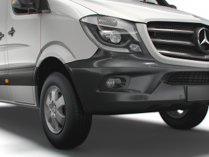 Mercedes Benz Sprinter Van L2H2 2018 Model 3D
