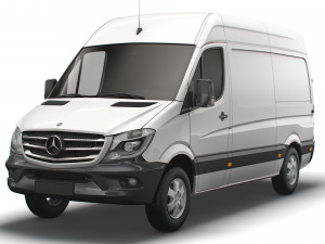 Mercedes Benz Sprinter Van L2H2 2018 Model 3D