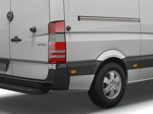 Mercedes Benz Sprinter Van L2H2 2018 Model 3D