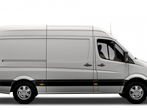 Mercedes Benz Sprinter Van L2H2 2018 Model 3D