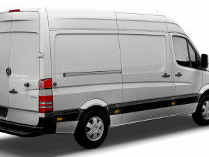 Mercedes Benz Sprinter Van L2H2 2018 Model 3D