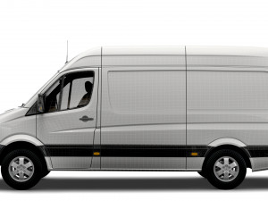 Mercedes Benz Sprinter Van L2H2 2018 Model 3D