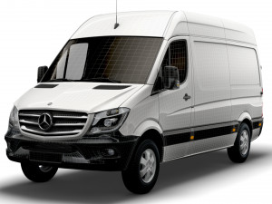 Mercedes Benz Sprinter Van L2H2 2018 Model 3D
