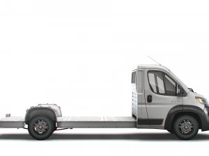 RAM Promaster 3540 L4 platform cab 2023 3D Model