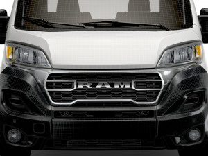 RAM Promaster 3540 L4 platform cab 2023 3D Model