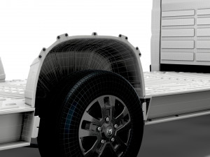 RAM Promaster 3540 L4 platform cab 2023 3D Model