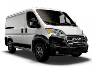 RAM Promaster Van L1H1 2023 3D Model