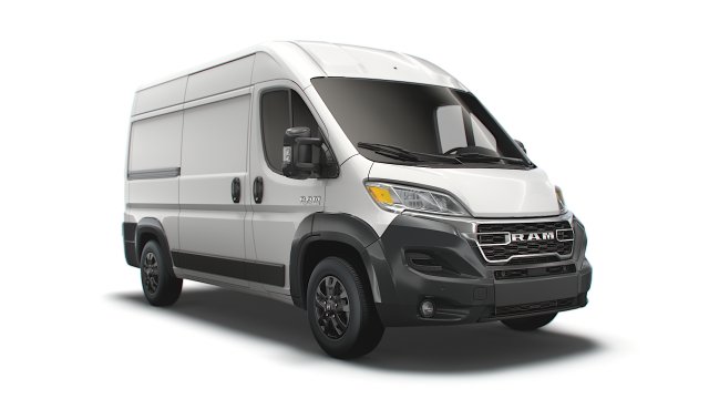 RAM Promaster Van L2H2 2023 Model 3D .c4d .max .obj .3ds .fbx .stl .blend 