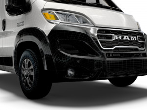 RAM Promaster Van L2H2 2023 Model 3D