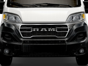 RAM Promaster Van L2H2 2023 Model 3D