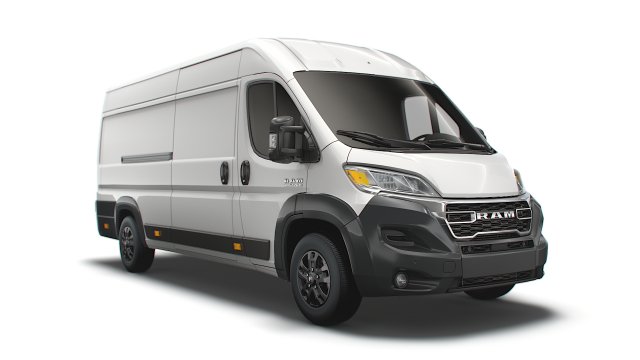 RAM Promaster Van L4H2 2023 3D Model .c4d .max .obj .3ds .fbx .stl .blend 