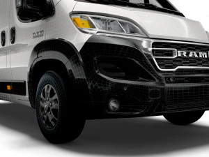 RAM Promaster Van L4H2 2023 3D Model