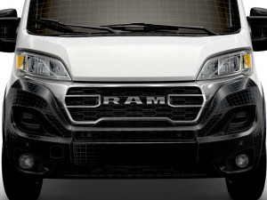 RAM Promaster Van L4H2 2023 3D Model