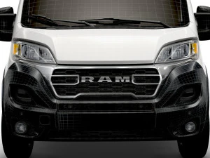 RAM Promaster Van L4H2 2023 3D Model