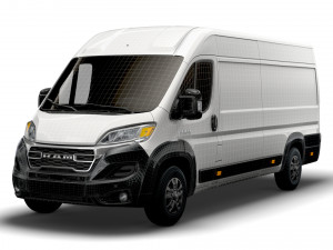 RAM Promaster Van L4H2 2023 3D Model