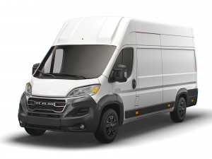 RAM Promaster Van L4H3 2023 Model 3D