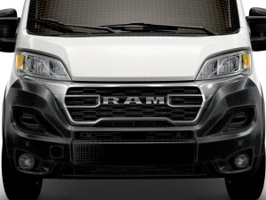 RAM Promaster Van L4H3 2023 3D Model