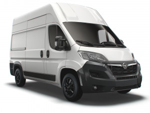 Opel Movano Van L2H3 2022 3D Model