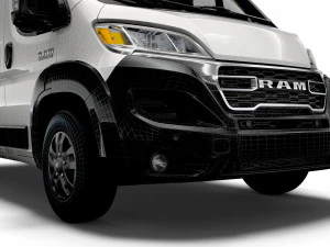RAM Promaster Van L2H3 2023 3D Model