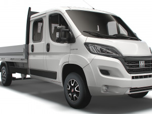 Fiat Ducato Crew Cab Truck 2023 3D 模型