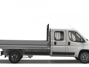 Fiat Ducato Crew Cab Truck 2023 3D Model