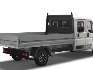 Fiat Ducato Crew Cab Truck 2023 3D Model