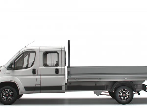 Fiat Ducato Crew Cab Truck 2023 3D Model