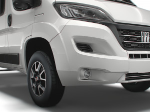 Fiat Ducato Crew Cab Truck 2023 Modelo 3D